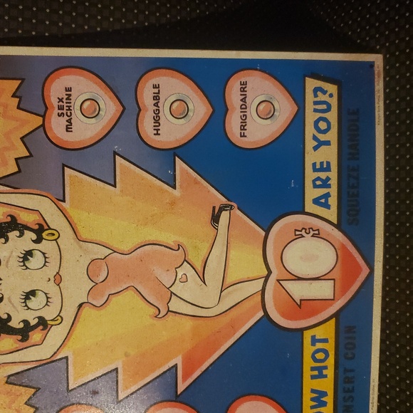 1991 Betty Boop Love Meter Sign - Picture 5 of 6